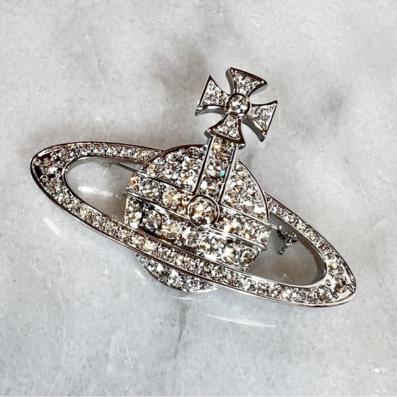 Vivienne Westwood Jewelry - Vivienne Westwood Swarovski Crystal Brooch/Pin